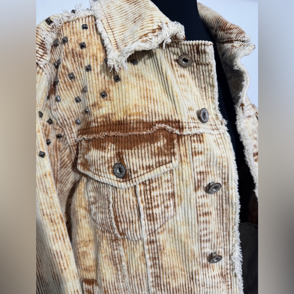 POL Studded Distressed Corduroy Jacket – Size Small - Picture 13 of 16